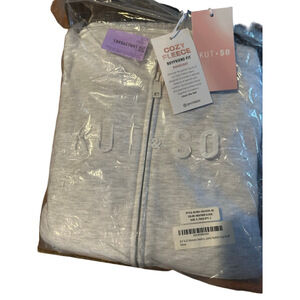 KUT & SO Cozy Fleece Hoodie and Pants Gray Women's S